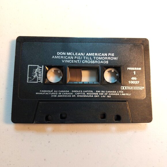Don Mclean ~ American Pie (cassette tape, 1980) tested and works - Picture 2 of 3